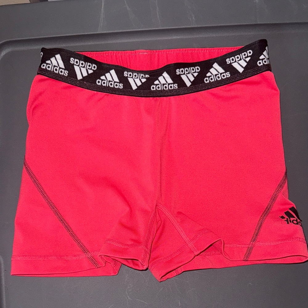 adidas Red Athletic Shorts